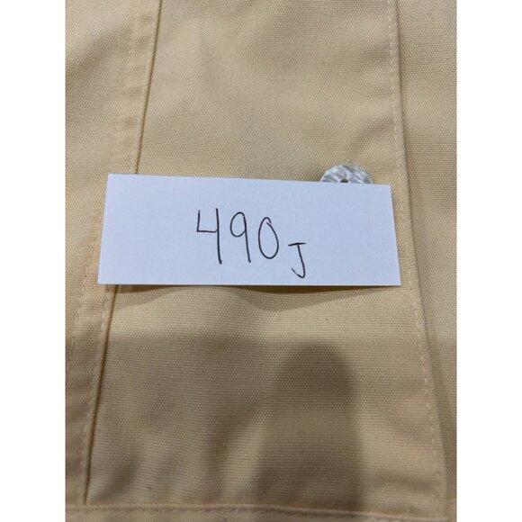 Koret Francisca Womens Yellow Button Up Collared Jacket SZ 16W - Picture 7 of 7